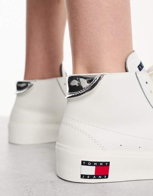 Tommy Jeans canvas logo flatform trainers, ASOS