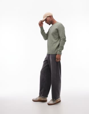 Tommy Jeans Waffle Long Sleeve Top