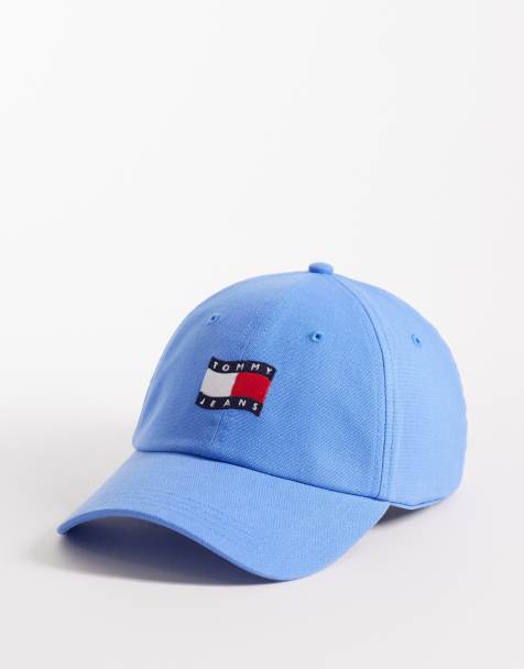Tommy Jeans Wave logo cap in blue - view 1