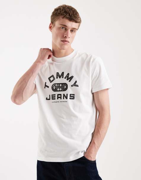 Tommy Jeans – Weißes T-Shirt mit Gym-Logo - view 1