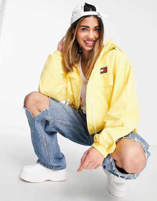 Yellow tommy on sale jeans jacket