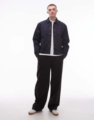 Tommy Jeans Workwear Selvage Denim Jacket In Blue