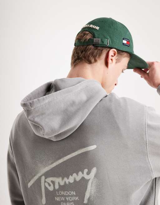 Tommy Jeans world gym logo cap in green, 4 of 4