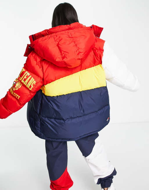 Tommy jeans sale oversized down jacket