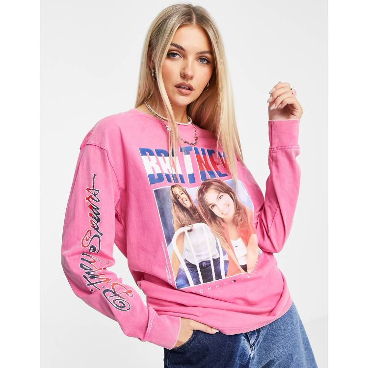 Tommy Jeans x Music Edition Britney Spears oversized long sleeve t