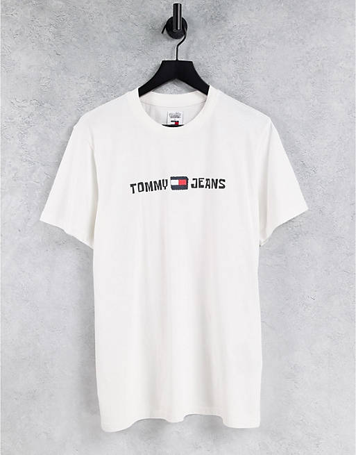 Tommy Jeans X Spongebob unisex back print t-shirt in white | ASOS