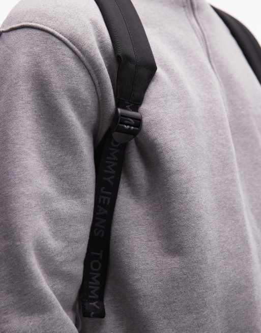Tommy Jeans - Zaino giornaliero nero con logo a bandiera , 3 di 4