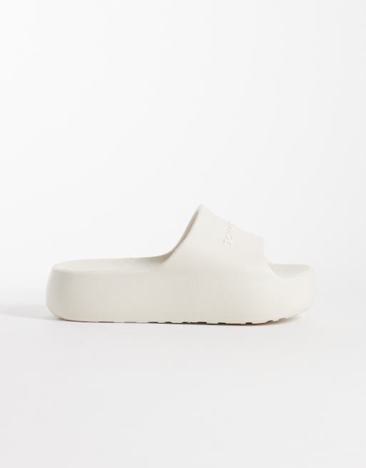 Tommy Jeans - Zapatillas de deporte blancas con suela gruesa, 3 de 4