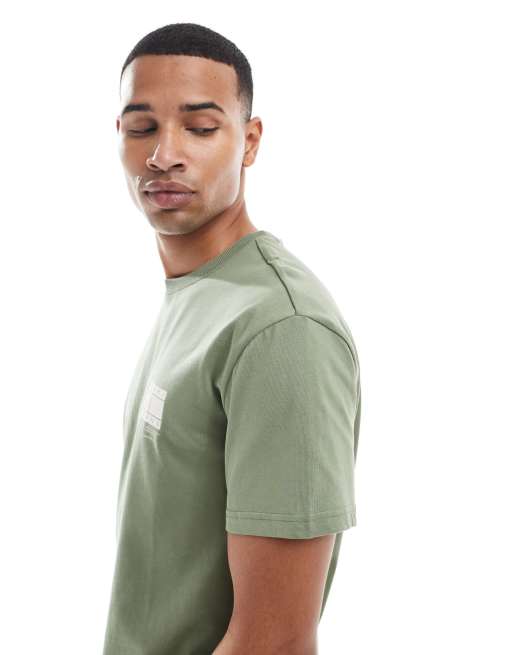 Tommy Jeans – Zielony T-shirt z graficznym logo, 4 z 5