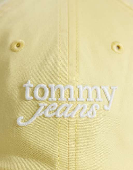 Tommy Jeans – Żółta czapka z daszkiem z logo, 3 z 3