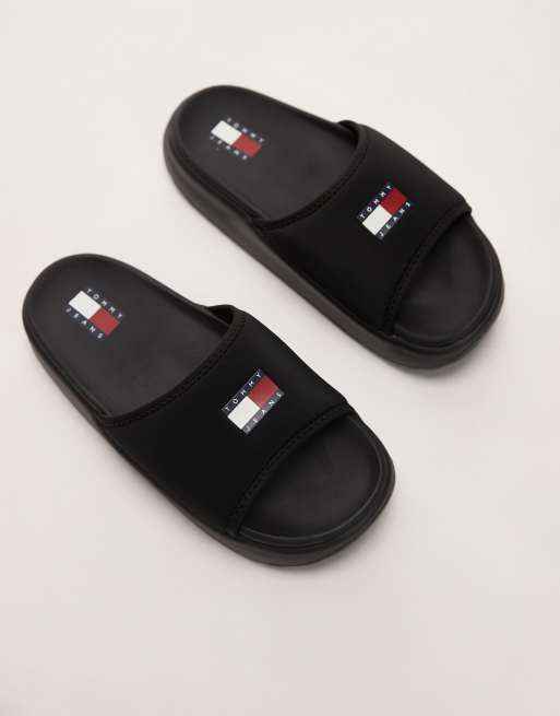 Tommy Jeans - Zwembadslippers in zwart, 3 van 4