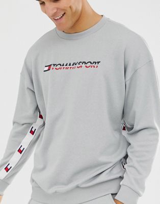 Tommy Sports logo taping crewneck 