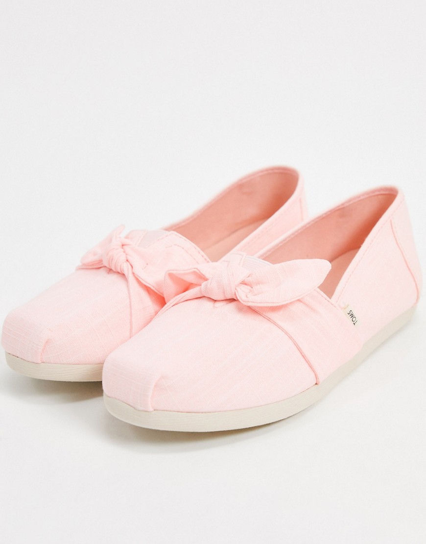 Toms - Alparagata - Canvas schoenen in vanillekleur-Roze