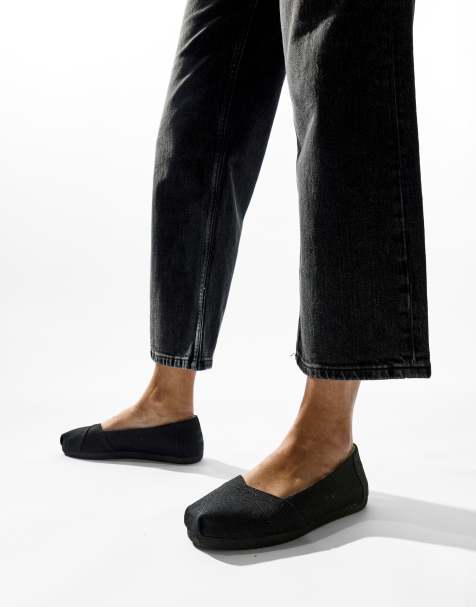 Toms Alpargata ballet in black - view 1