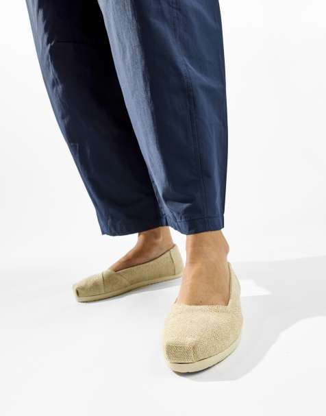 Toms Alpargata ballet in gold - view 1