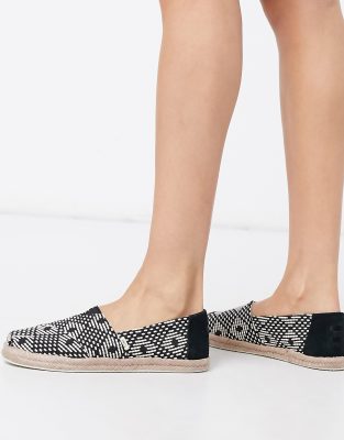 toms alpargata espadrille flat