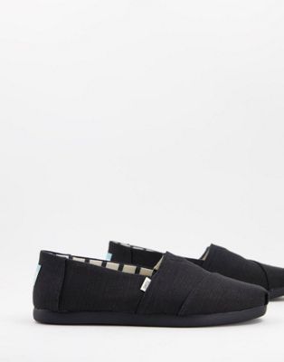 Chaussures Toms - Alpargata - Chaussures à enfiler - Noir double
