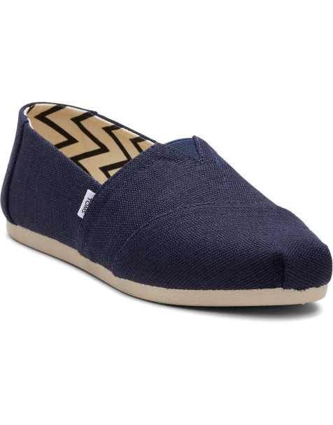 Toms Alpargata classic in navy - view 1