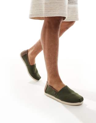  Alpargata classic shoe in dark green