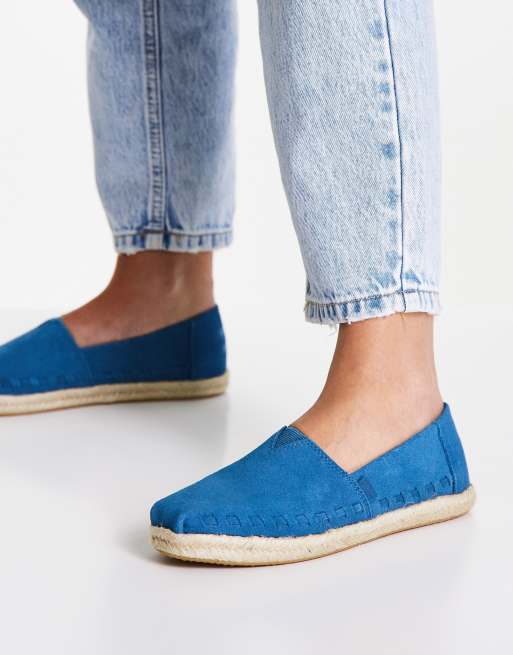 Toms - Alpargata - Espadrilles blu in corda