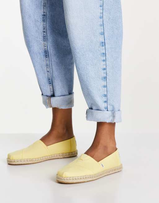 Toms - Alpargata - Espadrilles en corde - Jaune