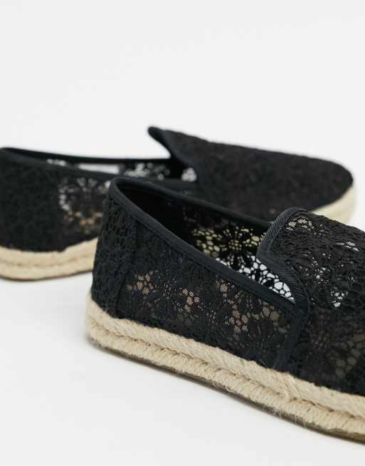 Toms hot sale crochet espadrilles