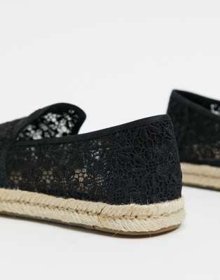 black crochet toms