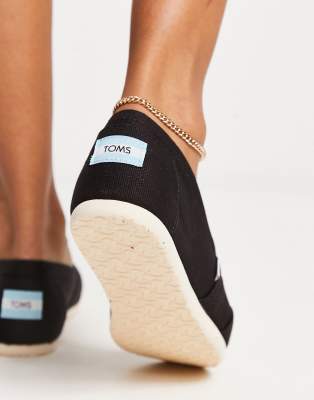 Toms Alpargata Espadrilles In Black