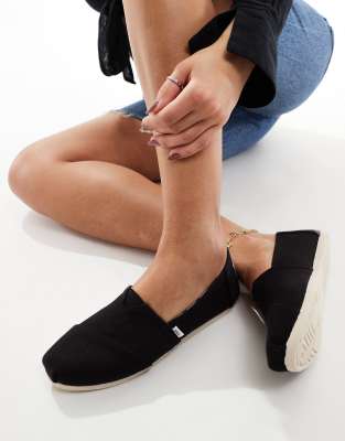 Toms Alpargata espadrilles in black