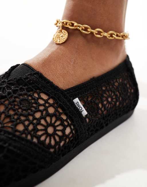 Toms Alpargata espadrilles in black, 2 of 4