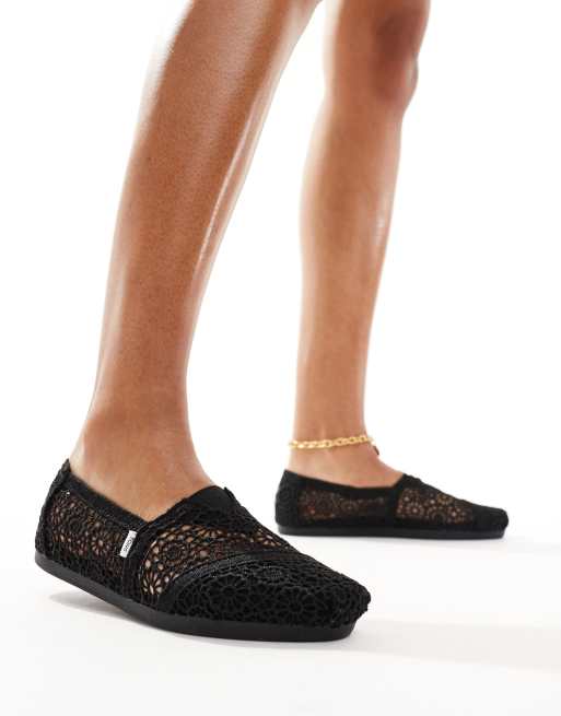 Toms Alpargata espadrilles in black, 4 of 4