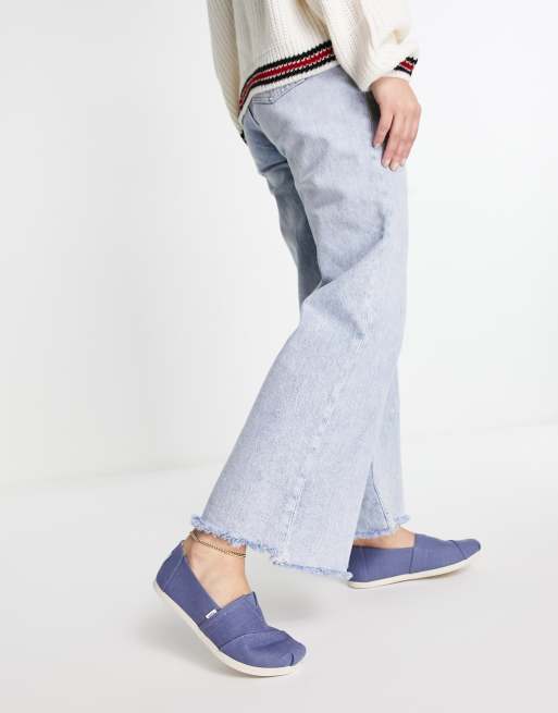 Toms Alpargata espadrilles in blue, 2 of 4