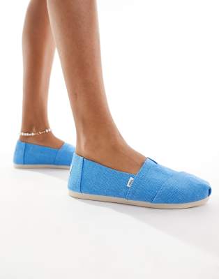 Toms Alpargata Espadrilles In Blue