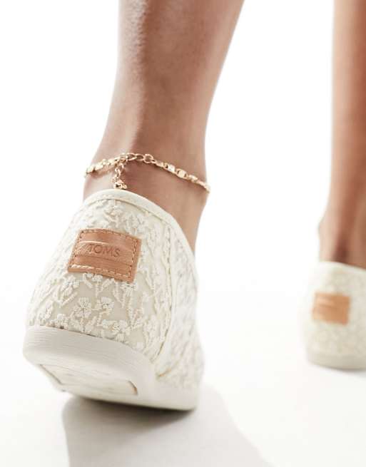 Toms lace sale espadrilles