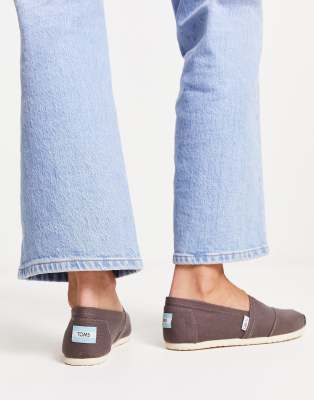 Toms Alpargata Espadrilles In Gray