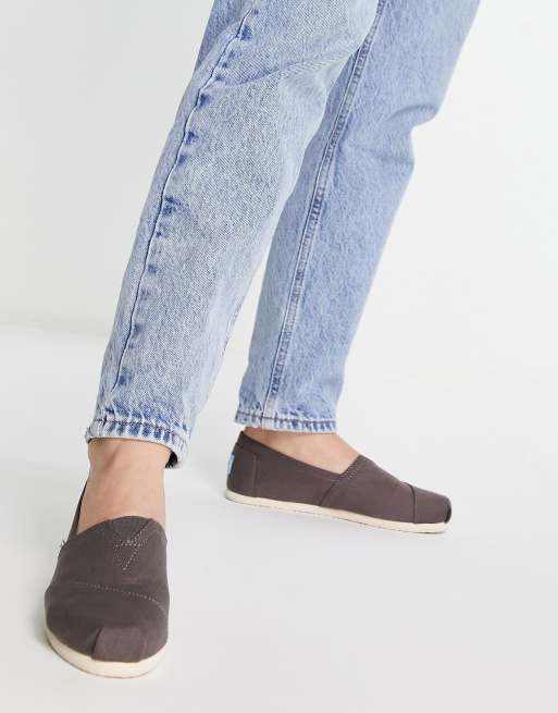 Toms Alpargata espadrilles in grey ASOS