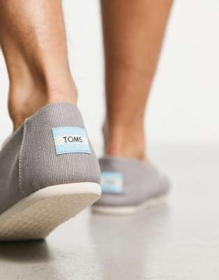 Toms alpargata espadrilles in grey