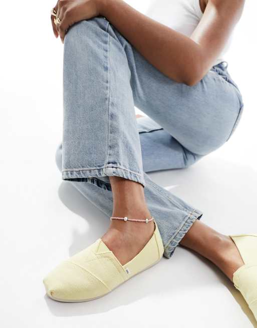 Toms store lemon shoes