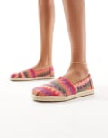 [Toms] Toms Alpargata espadrilles in multi stripe 35.5 Multi stripe