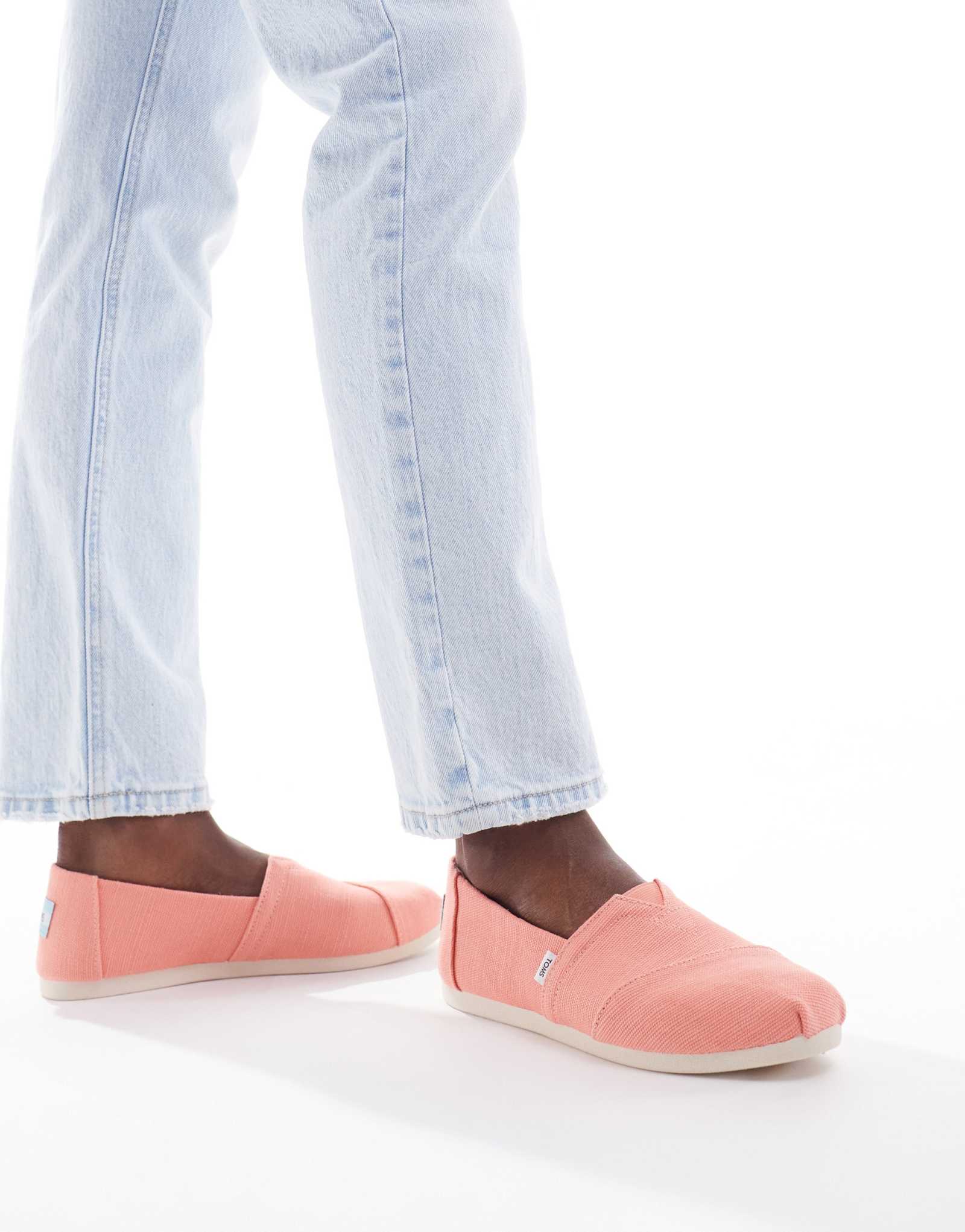 Эспадрильи Toms Alpargata оранжевого цвета