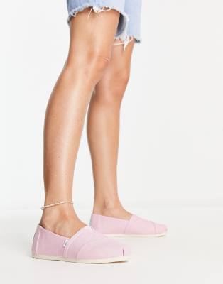 Toms alpargata espadrilles in pink - ASOS Price Checker