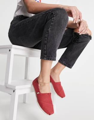 Toms Alpargata espadrilles in red