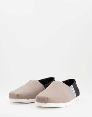 Toms alpargata espadrilles in taupe