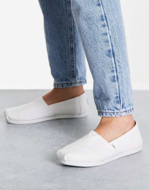 White best sale toms shoes