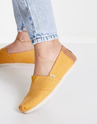 toms shoes yellow