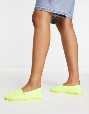 Toms alpargata espadrilles in yellow