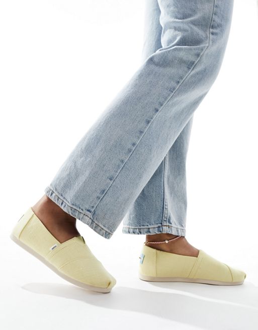 TOMS – Alpargata – Espadrilles in Zitronengelb