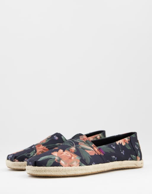 Toms - Alpargata - Espadrilles met touwzool in zwart