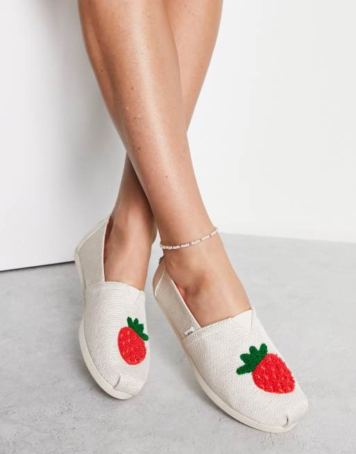 Strawberry cheap toms shoes