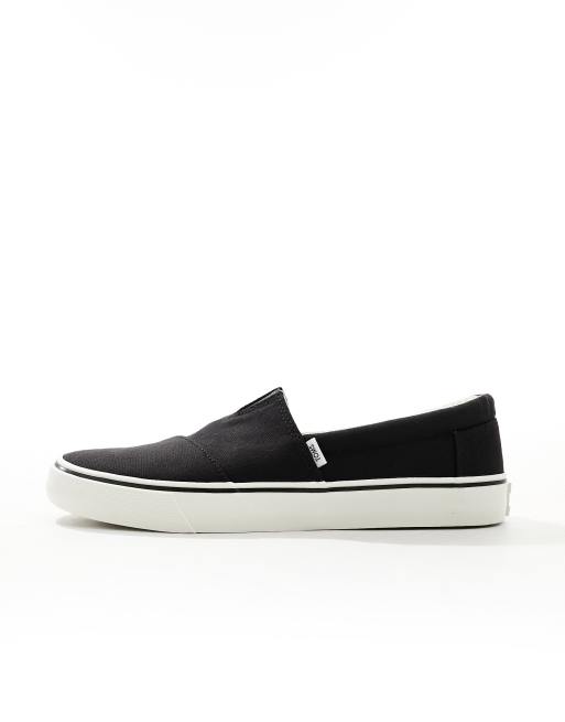 Toms Alpargata Fenix Sneaker zum Hineinschlupfen in Schwarz ASOS